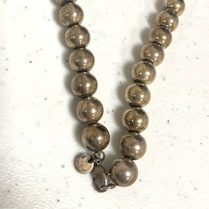 Tiffany & Co Hardware Ball Necklace Sterling Silver 925